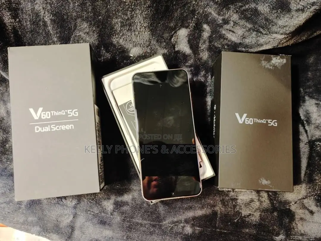 New LG V60 ThinQ 5G 128 GB Black