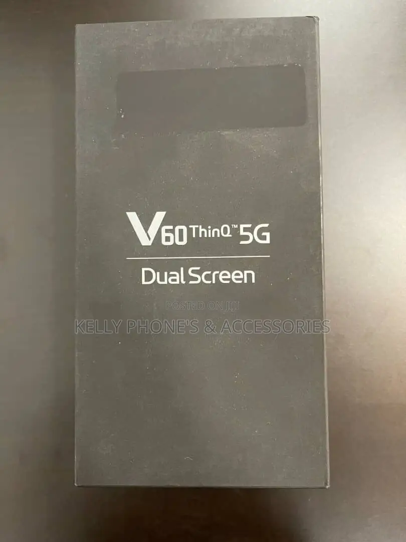 New LG V60 ThinQ 5G UW 128 GB Black