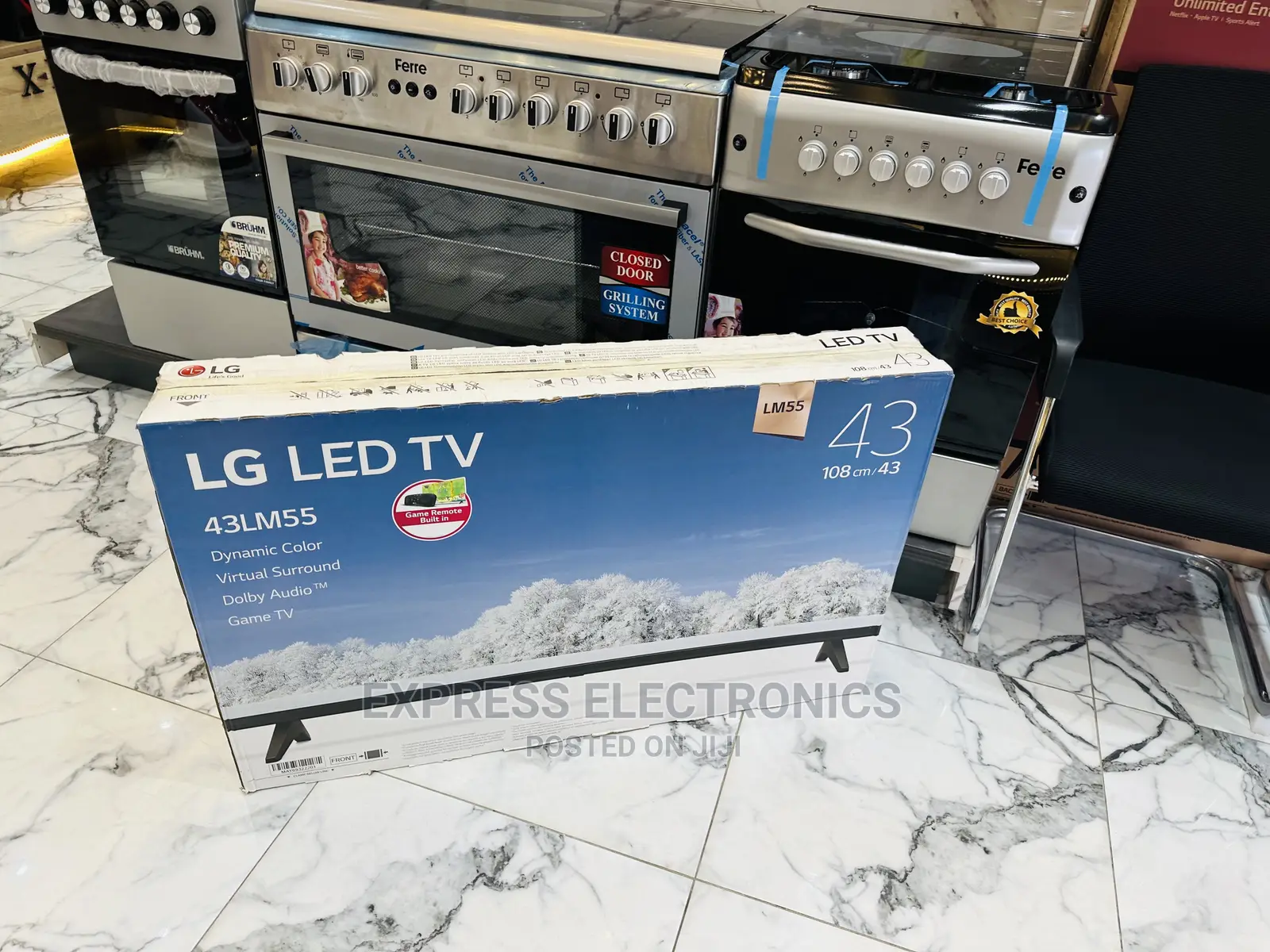 Lm550 LG 43”FHD Smart Display Digital Satellite Tv 