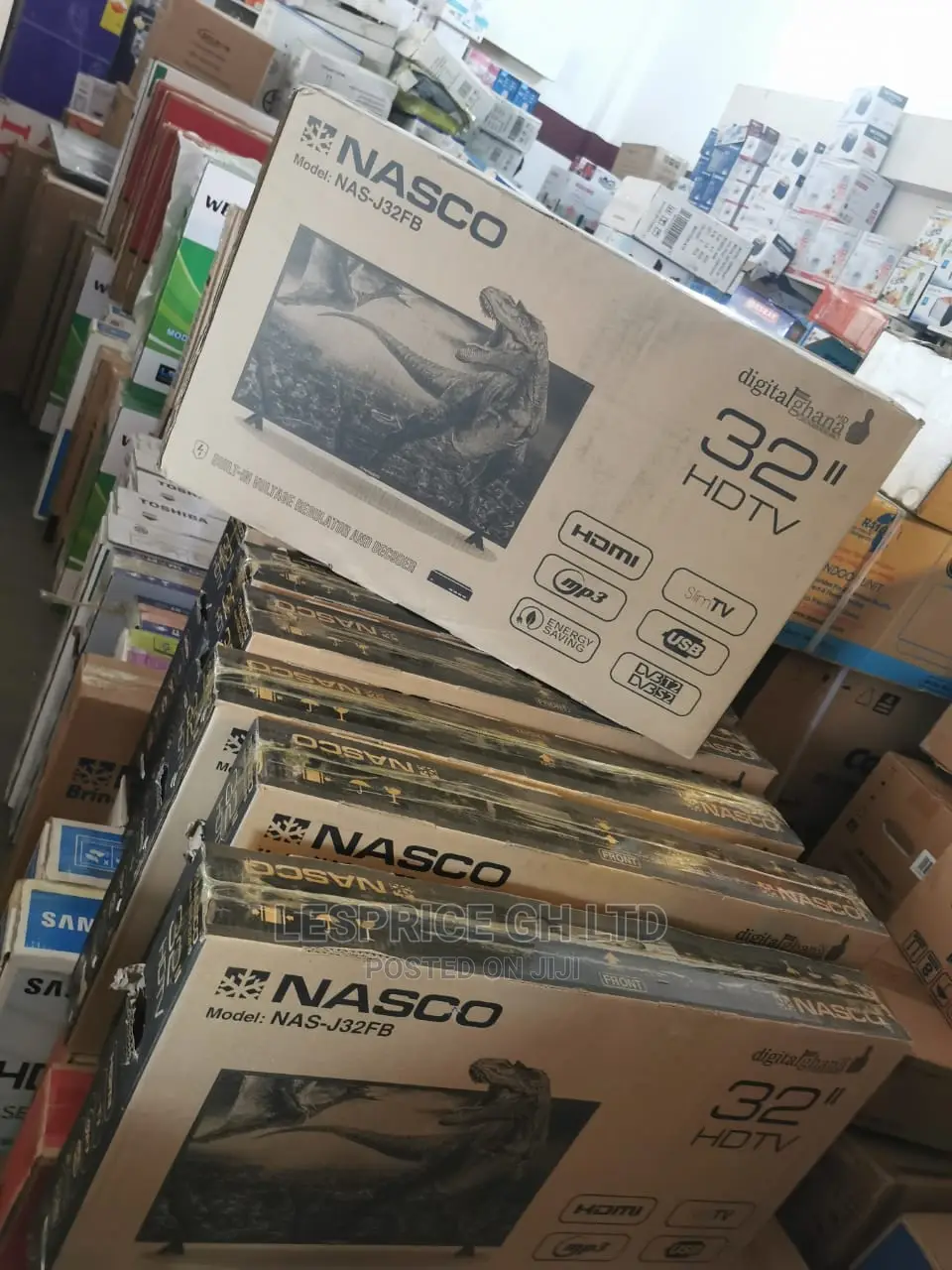 New in Box Nasco 32 Satellite Digital Tv