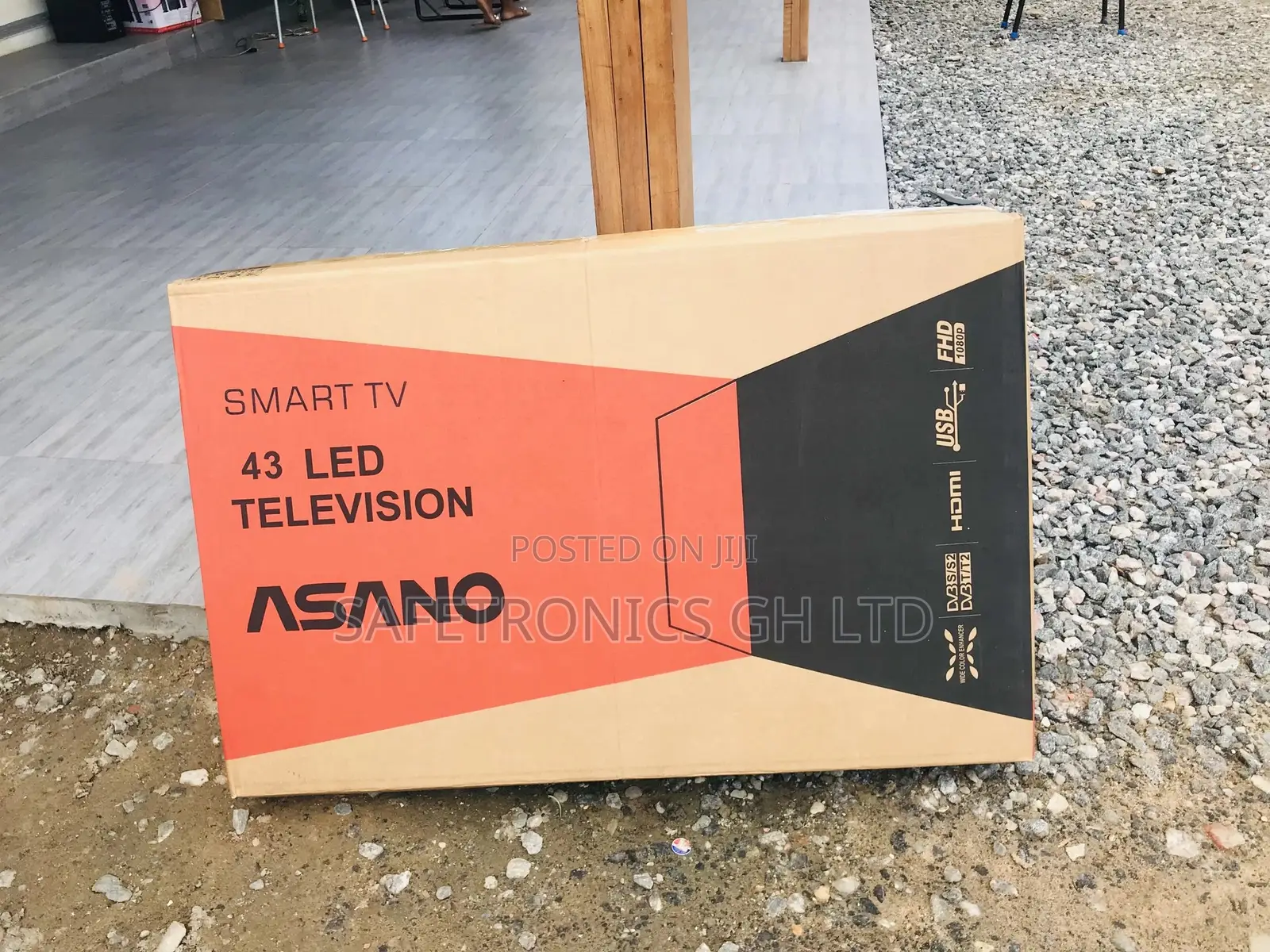 Available Glossy LED 43 Inches Asaon Smart Tv