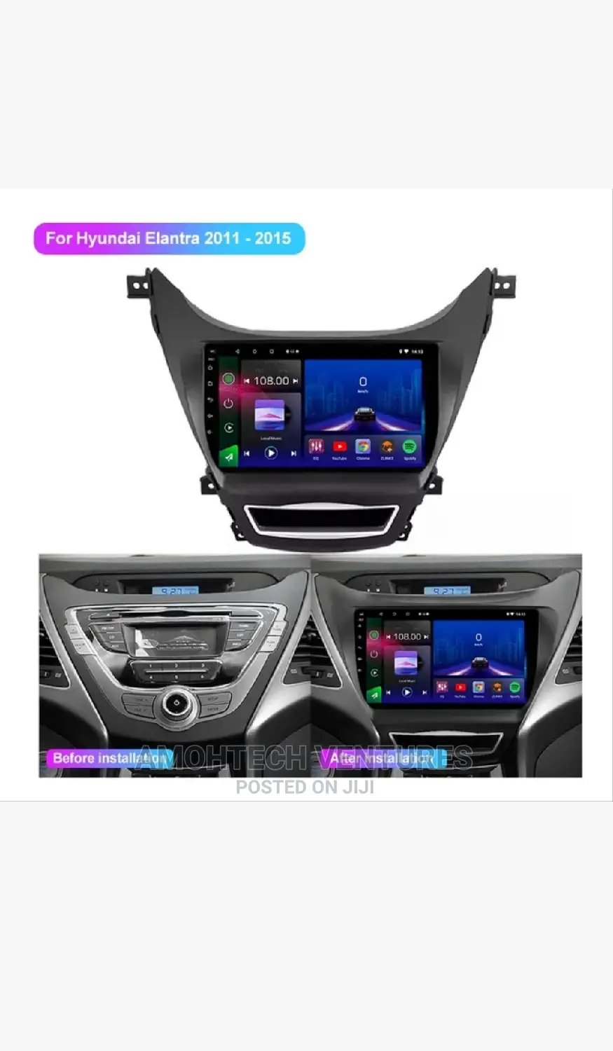 Android Screen for Elantra 9inches