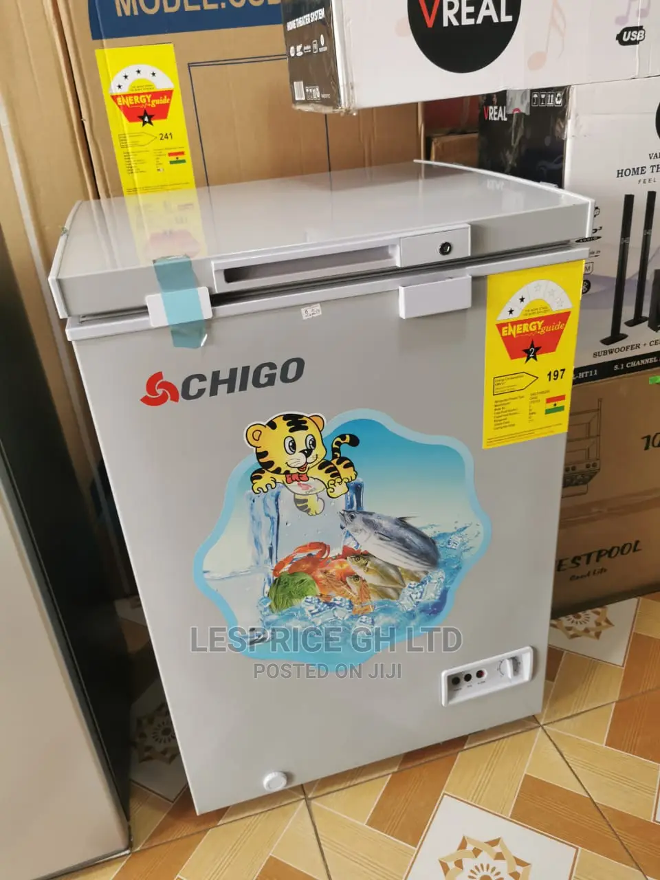 Quality Chigo Chest Freezer 93L