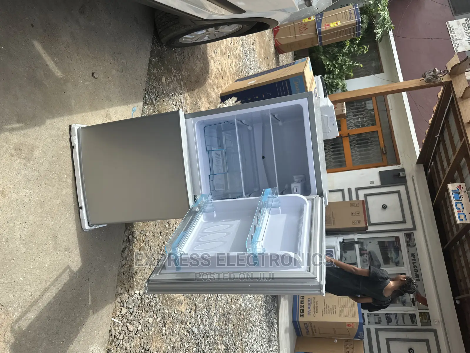 Nasco Double Door Fridge Bottom Freezer Nasd2-10