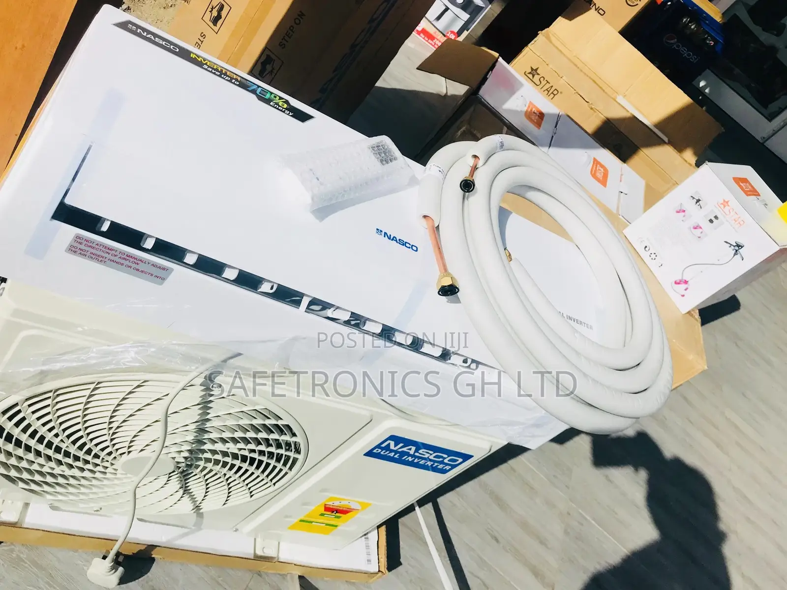 Nice Nasco 1.5hp Inverter R410 Split Air Conditioner