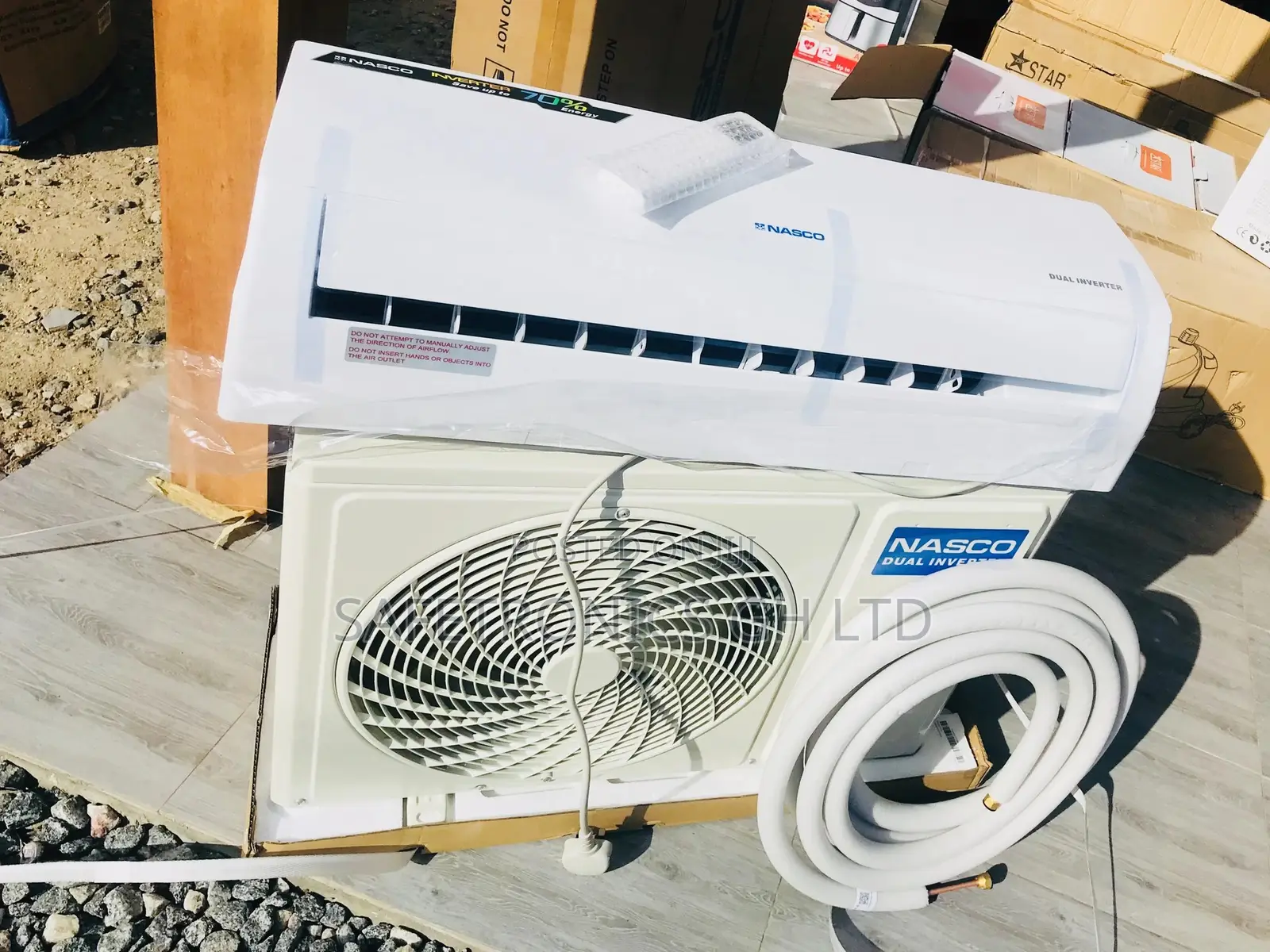 R410 Nasco 1.5hp Air Conditioner Split Inverter 