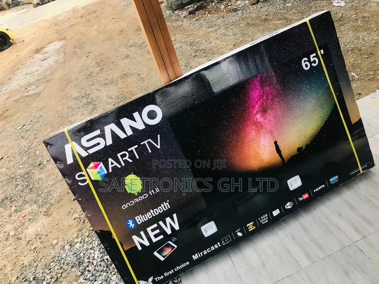 65” LED Asaon Glossy Smart Tv+Bluetooth