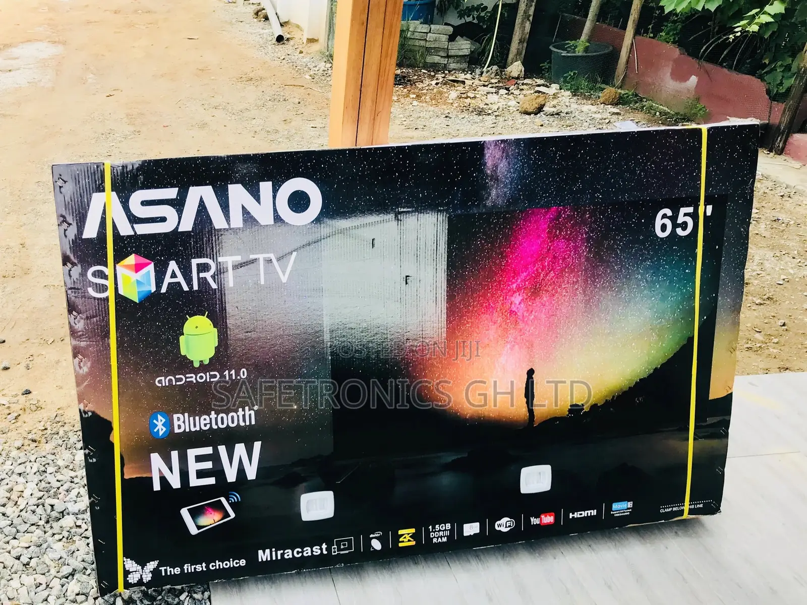Asaon Led Achte 65” Glossy Smart Tv + Bluetooth