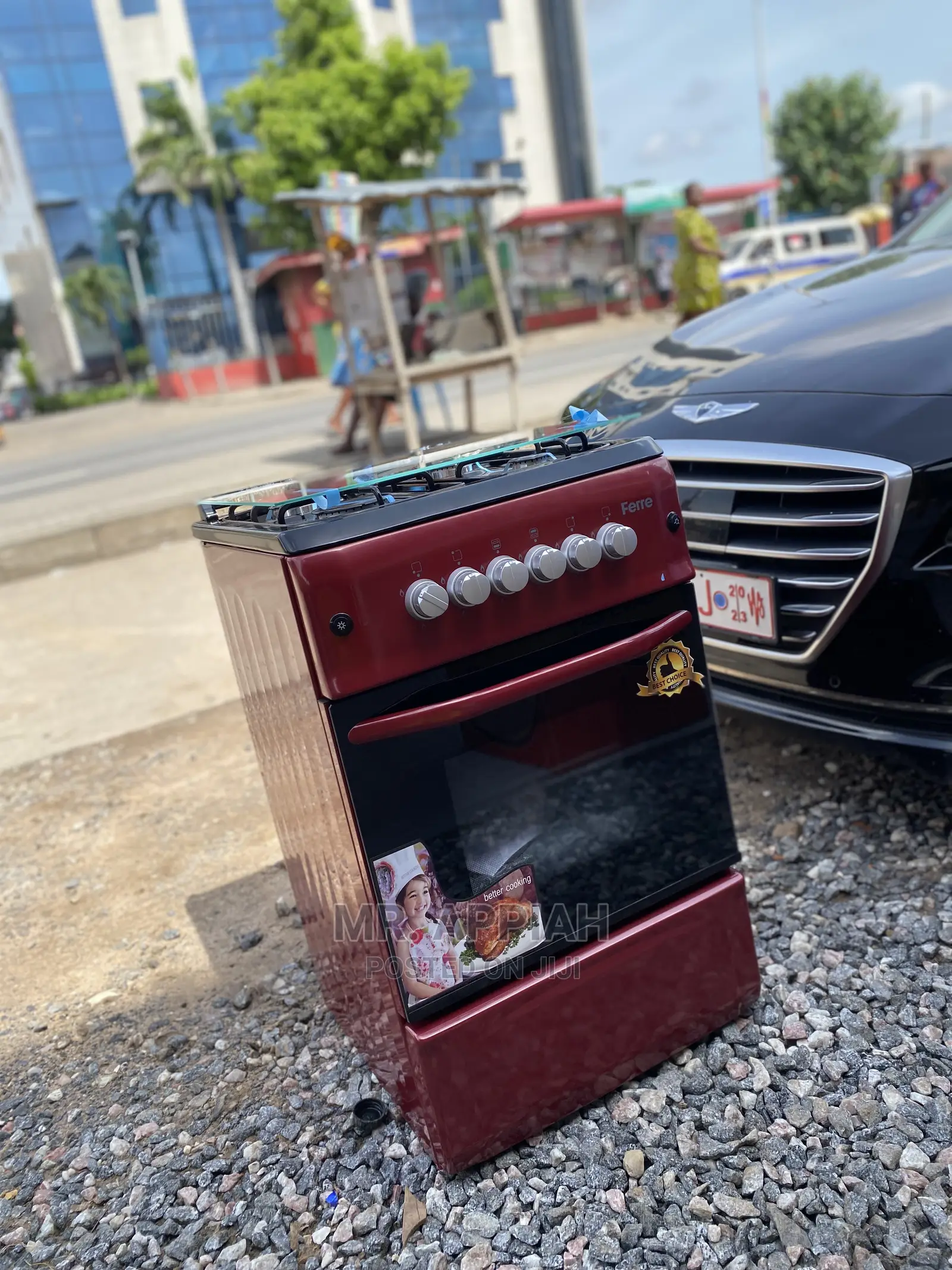 Neatly Deign Volcano 4-Gas Burner With Oven Grill(50*55) 