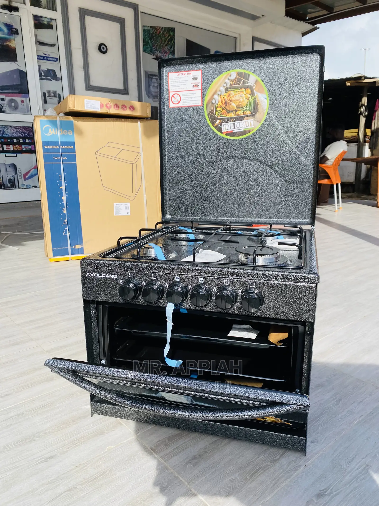 Volcano Mini 4 Gas Cooker Works Smart And Faster(50*50)