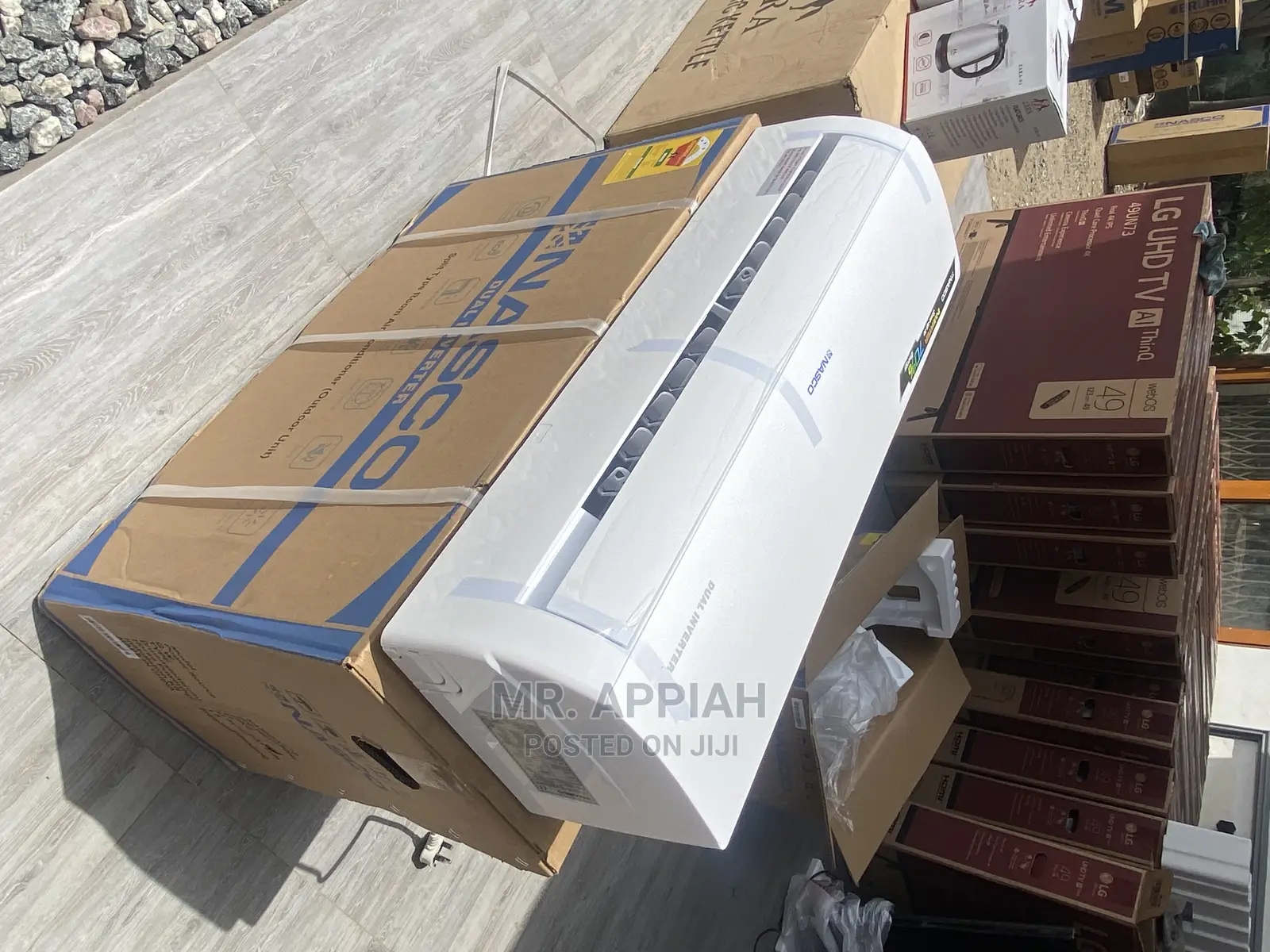 Fast Cooling Nasco(Inverter)1.5hp Ac With White Panel Design