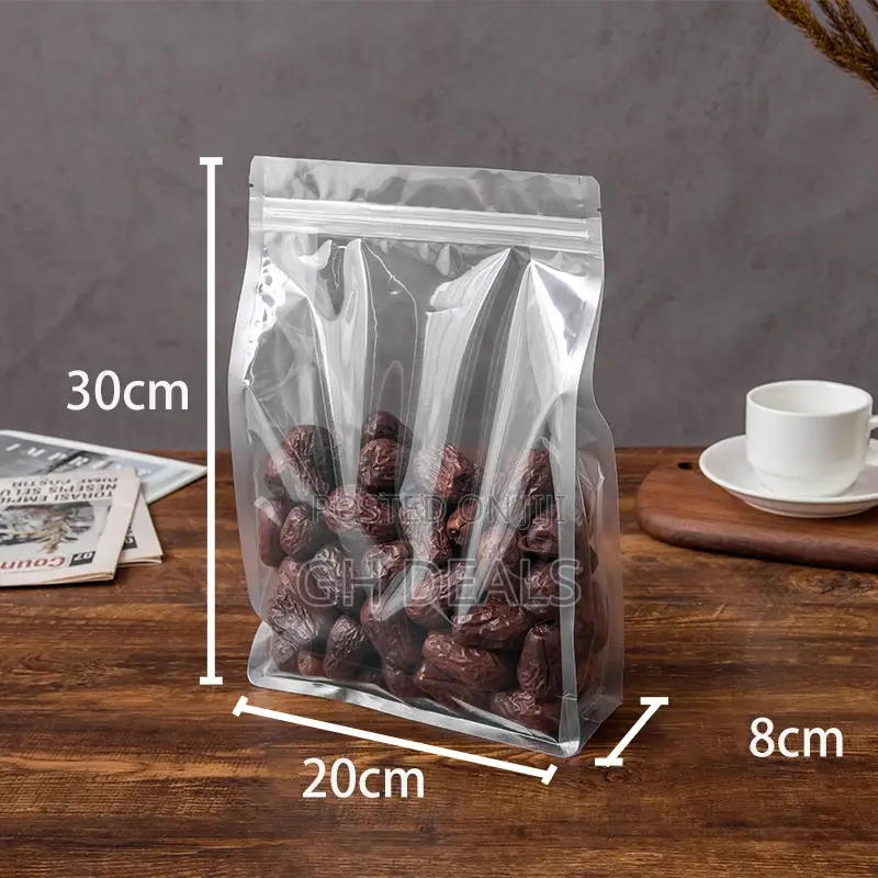 Transparent Stand Up Ziplock Pouches