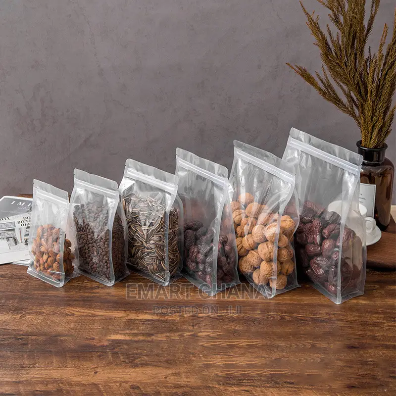 Transparent Stand Up Ziplock Pouches