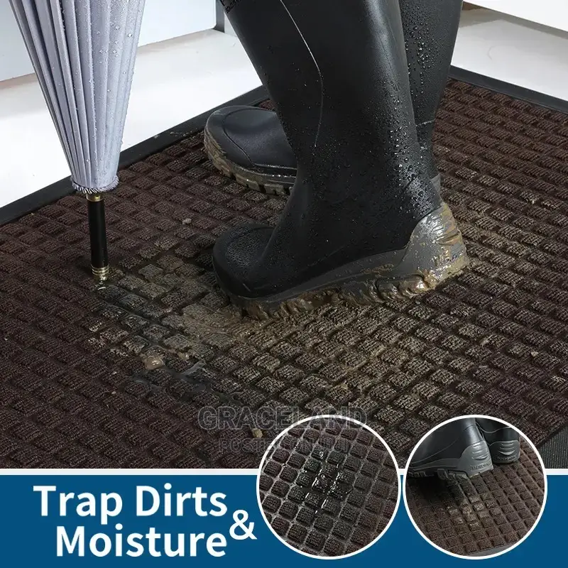 Outdoor Terrace Entry Door Mats Rubber Household Anti-Slip