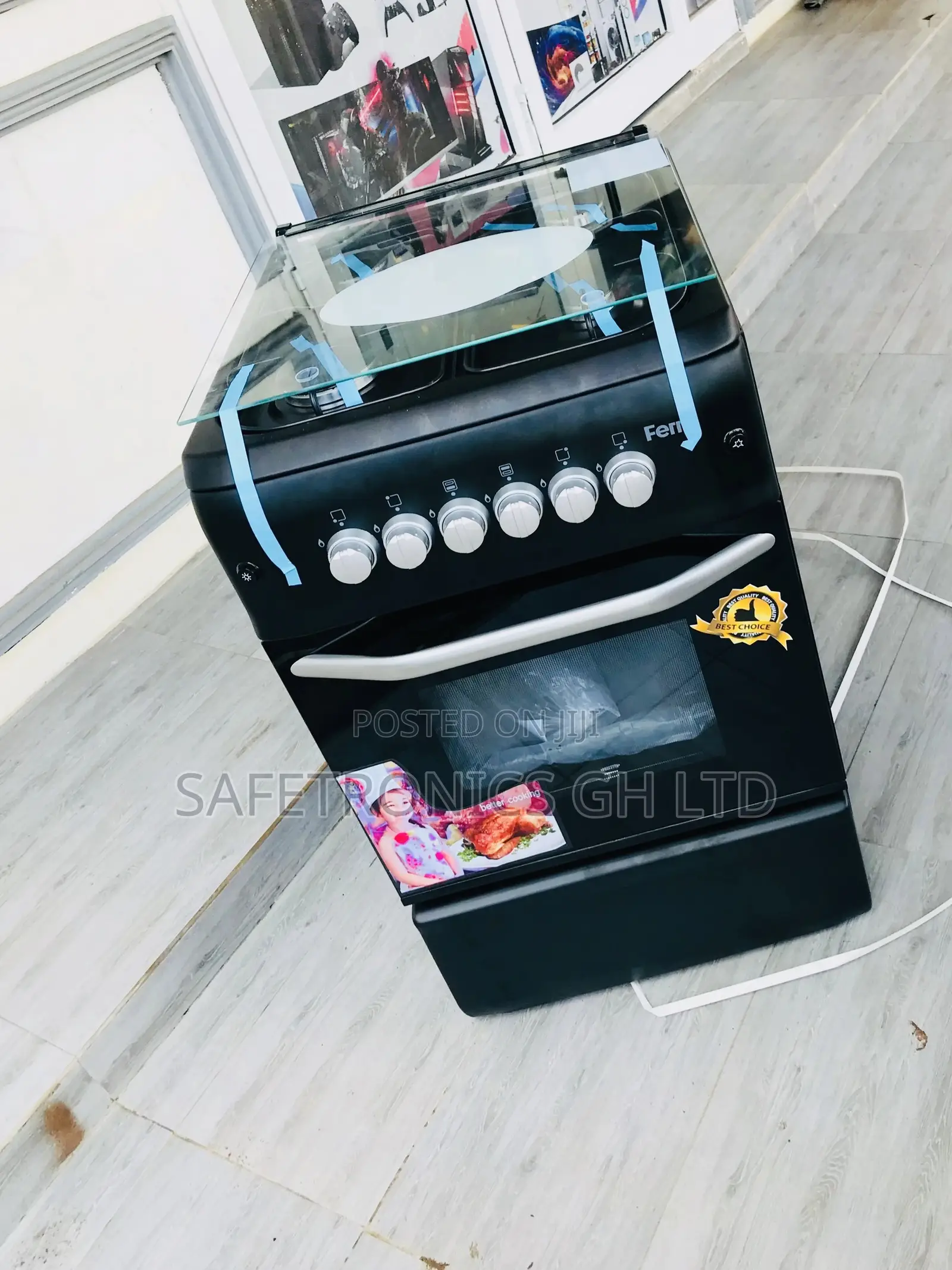 Unique Ferre 50x50 4 Gas Cooker Oven Grill 