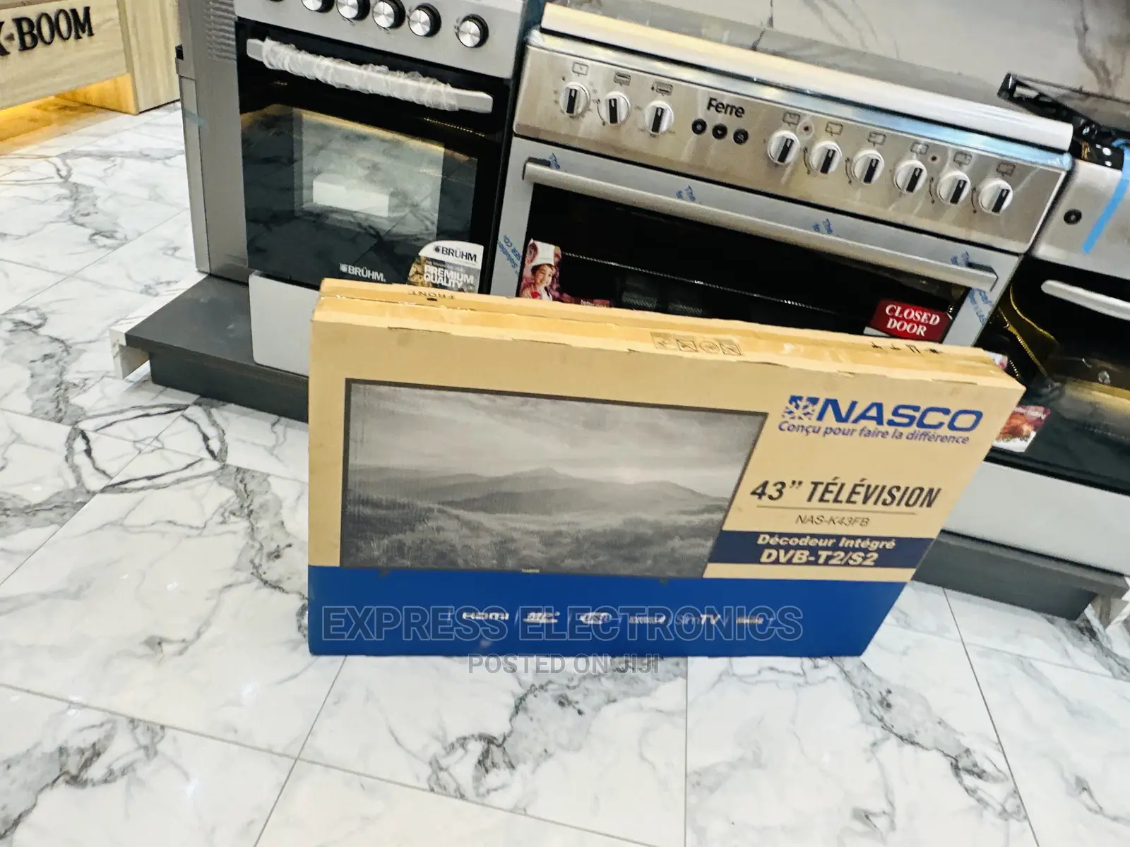 Inbuilt Decoder Nasco 43”Digital Satellite Tv FHD