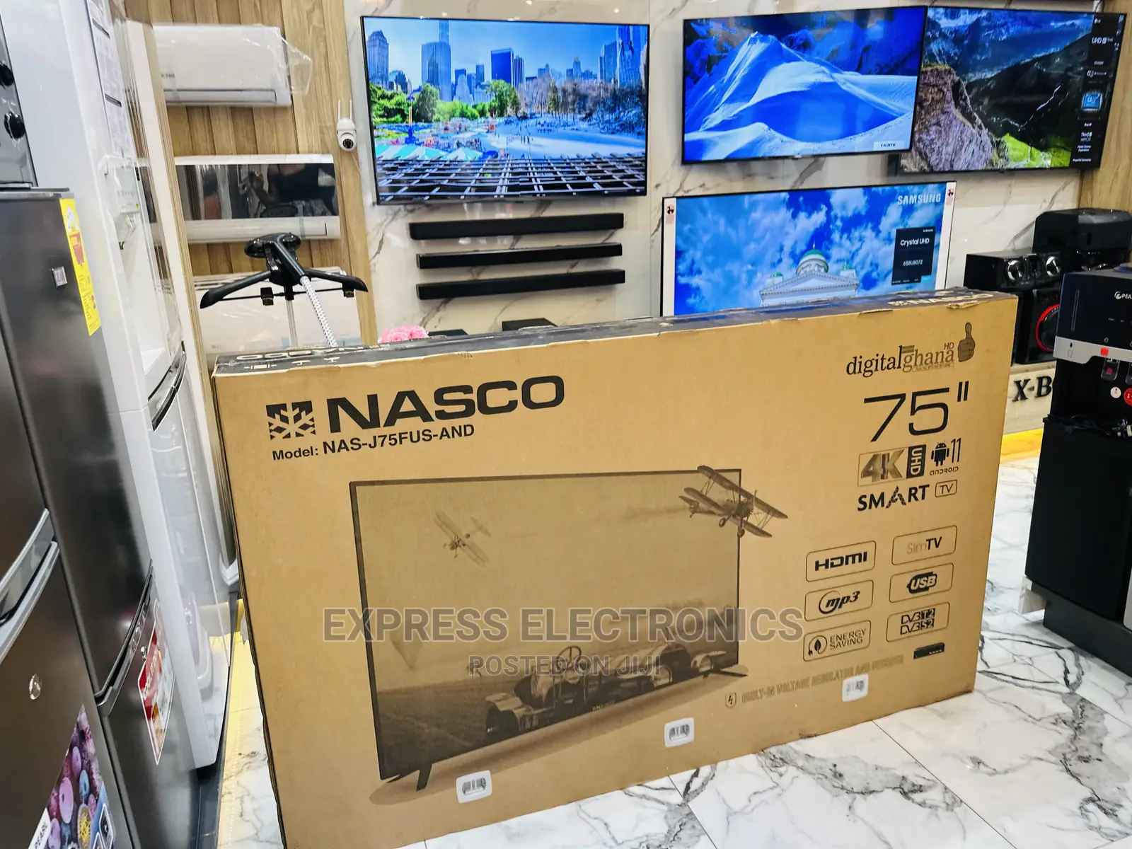 Amazing  Deal on NAS-J75FUS-AND Nasco Snart UHD Tv