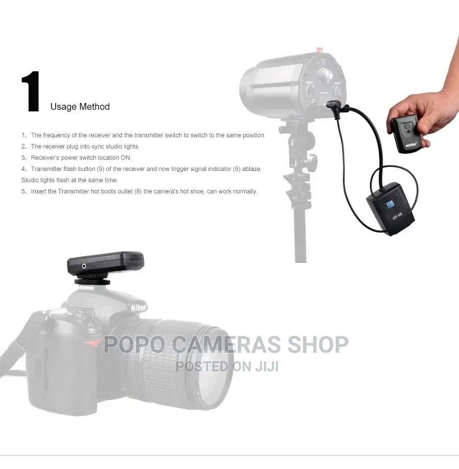 Godox AT-16 Stobe Light Trigger