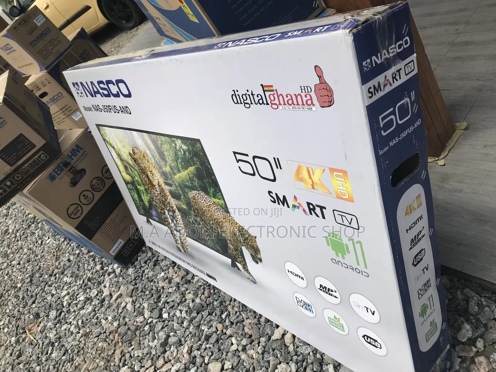 Super Nasco 50′′ Uhd Digital Satellite Smart TV