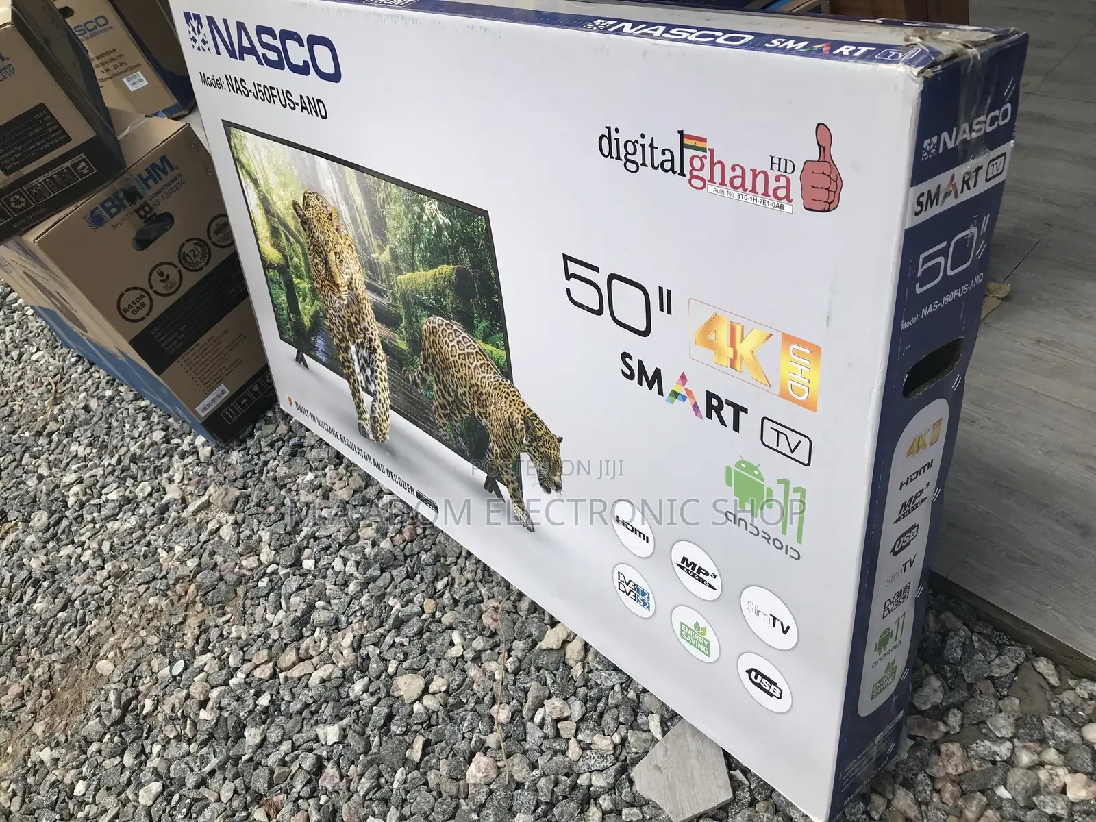 Adorable Nasco 50′′ Uhd Digital Satellite Smart TV