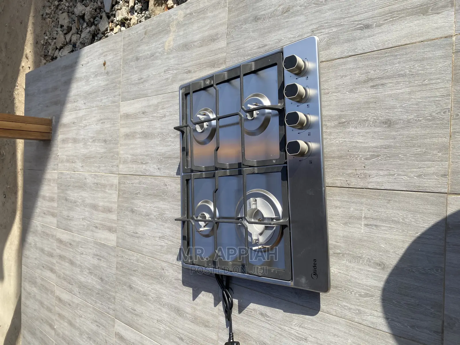 Stainless Steel 60*51cm Midea 4 Gas Top Burner.(60g40me).