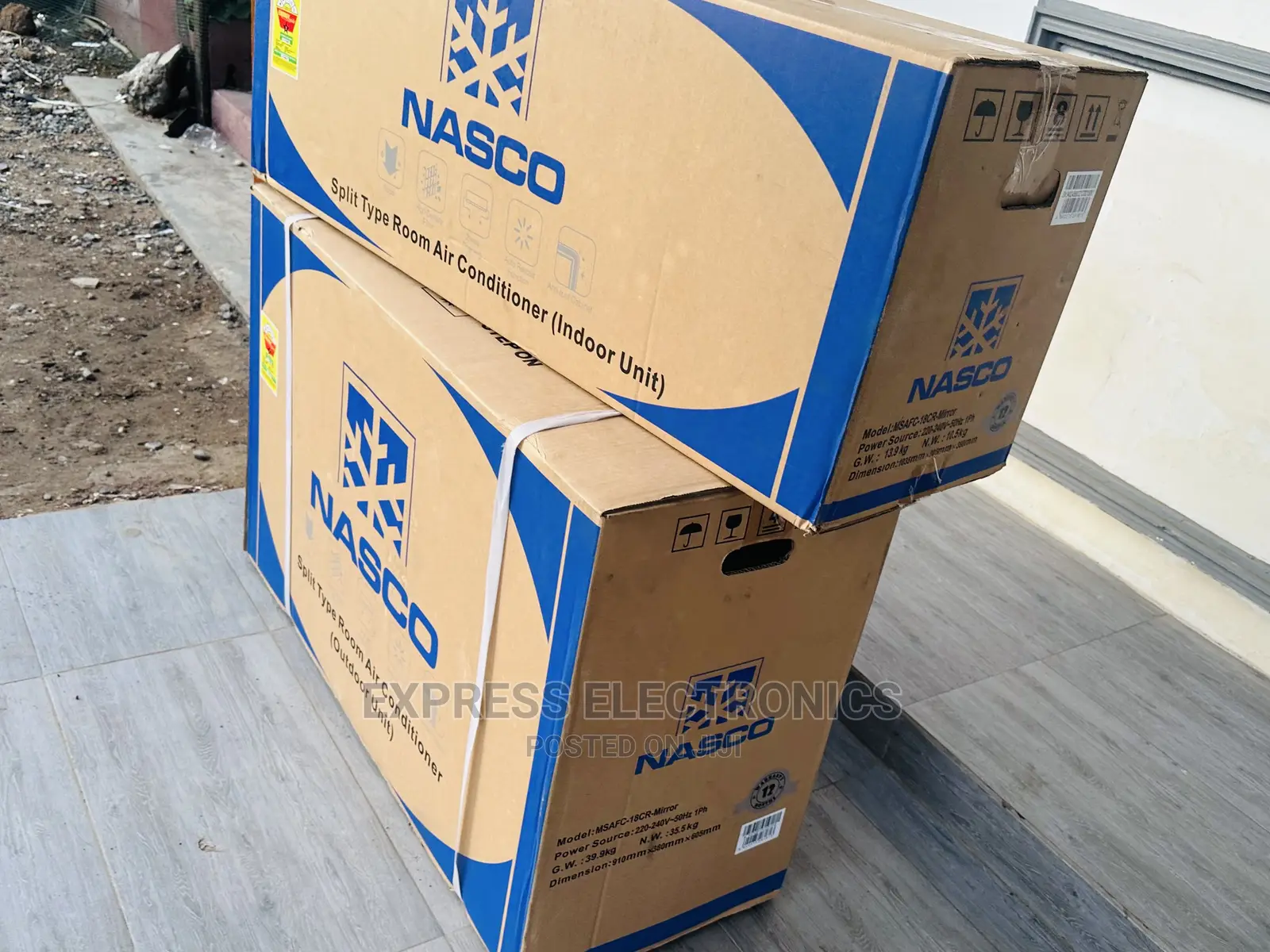 1.5hp Split R410 Gas Auto Blow Function Nasco
