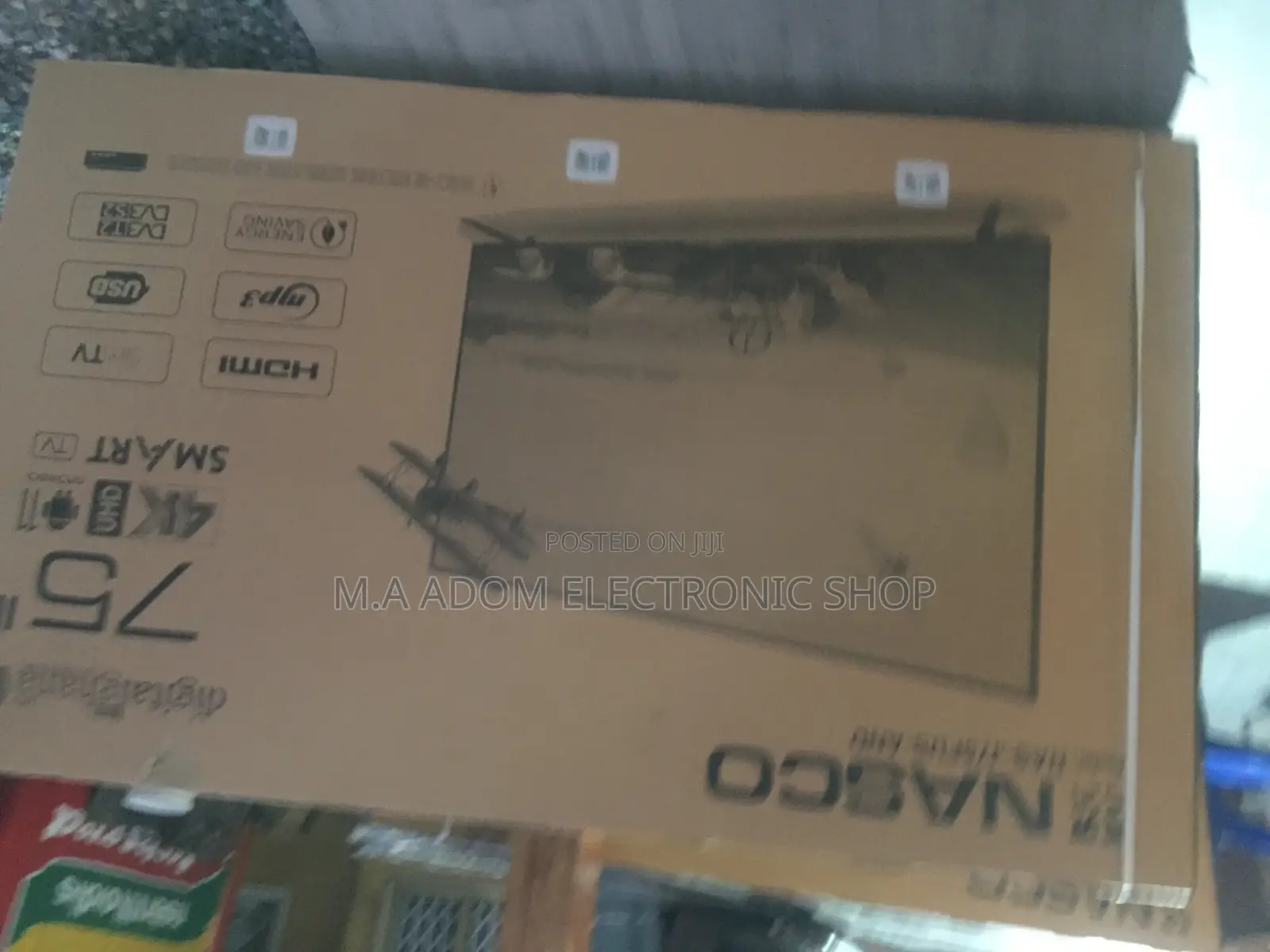 Advanced Nasco 75′′ UHD LED Smart Digital Television