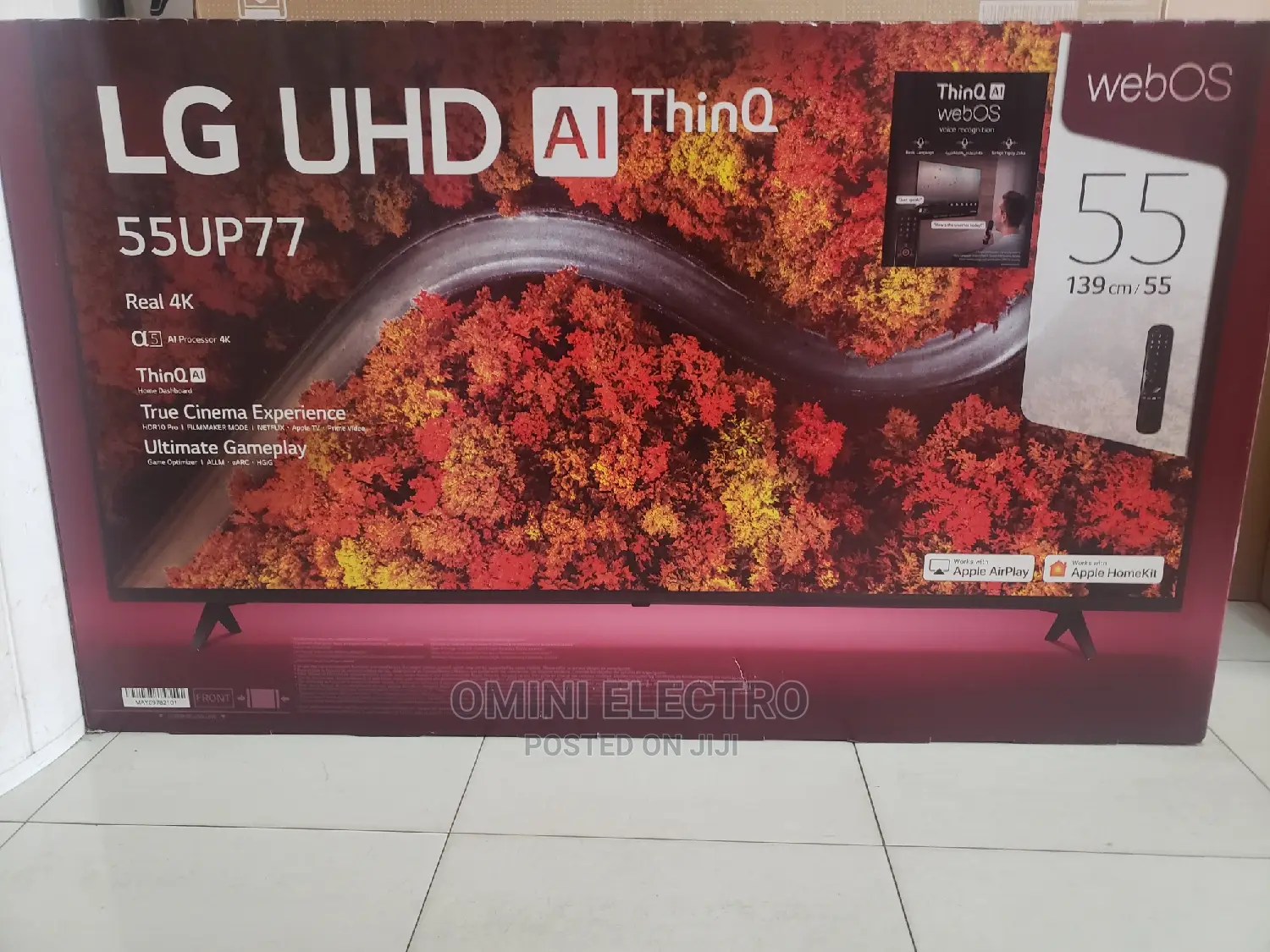 Lg 55" Uhd Smart Ai Tv With Magic Remote Control