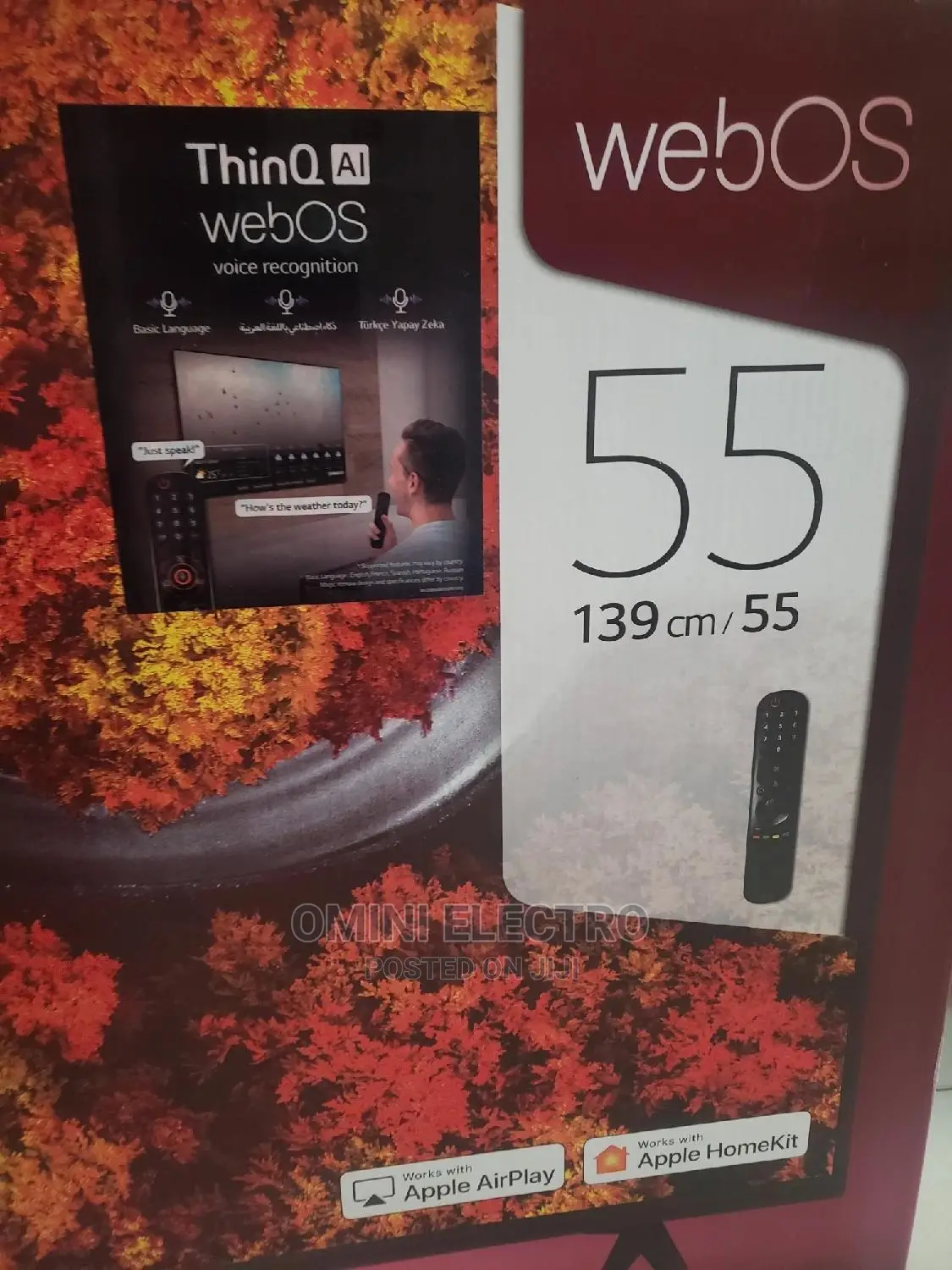 Lg 55" Uhd Smart Ai Tv With Magic Remote Control