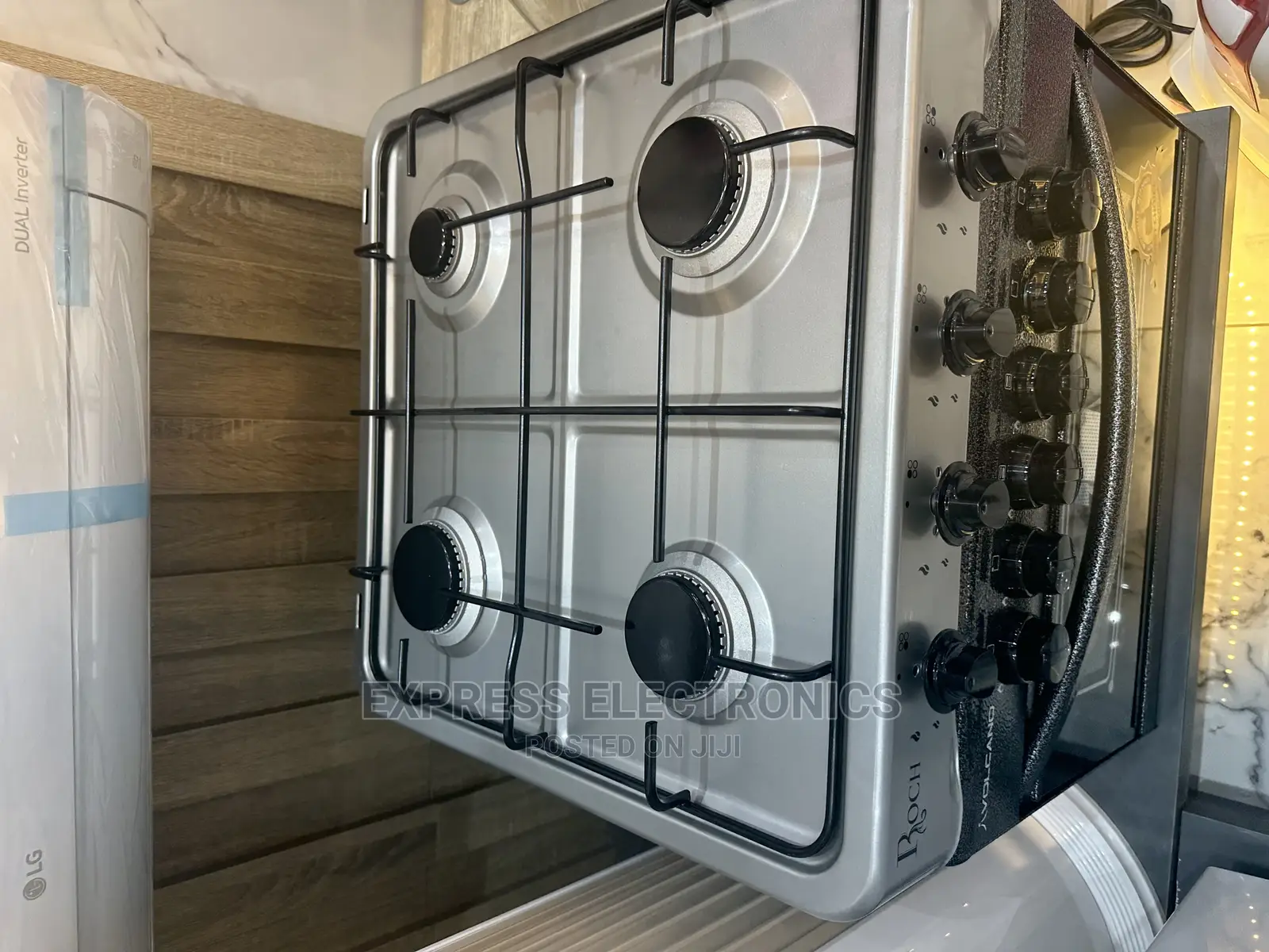 Roch Table Top Gas Cooker 4burner Sliver Color