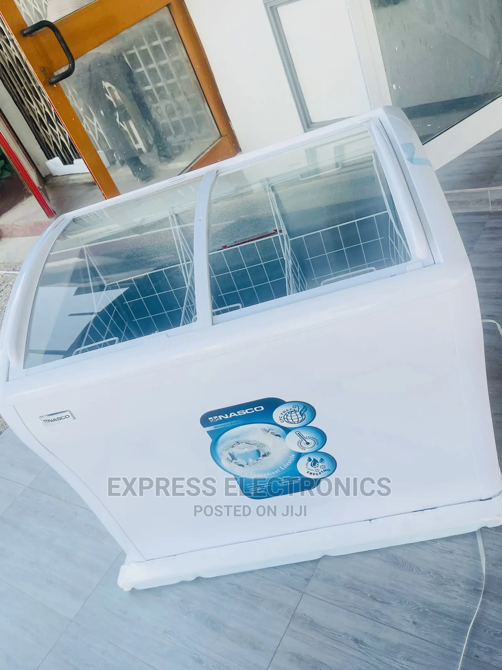 High Quality Sleek White NASCO Icestream Display Fridge 350L