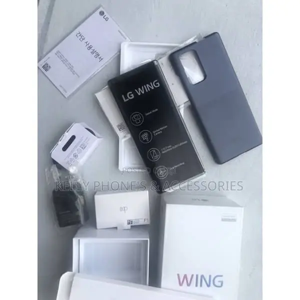 New LG Wing 5G 256 GB Black