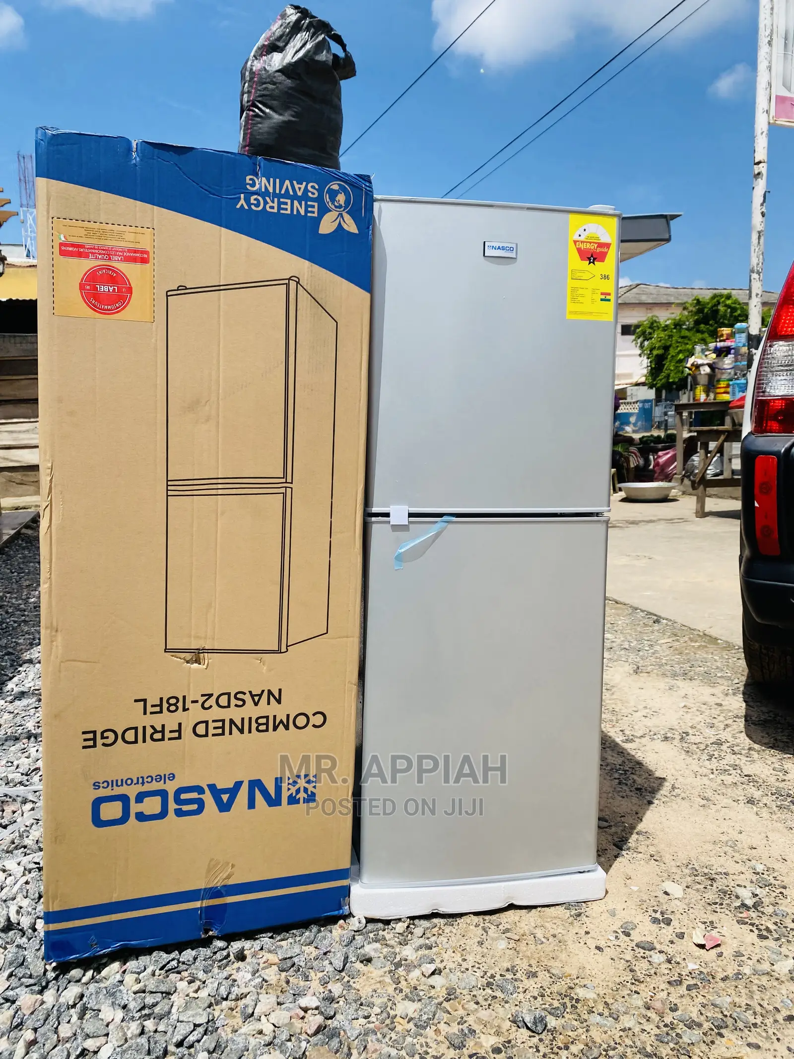 (Nascof2-18fl)Authentic Nasco 2 Door Refrigerator in Stock.