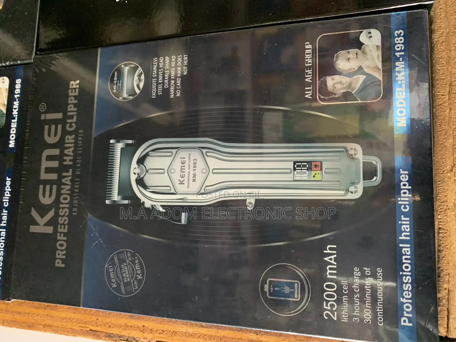 Kemei Cordless Professional Clippers