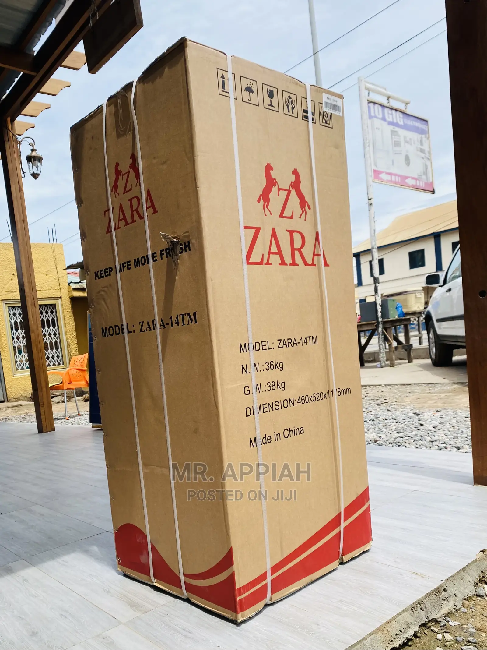 (Zara-14tm)Sealed Zara 2 Door Refrigerator(180ltr)N.W 36kg 