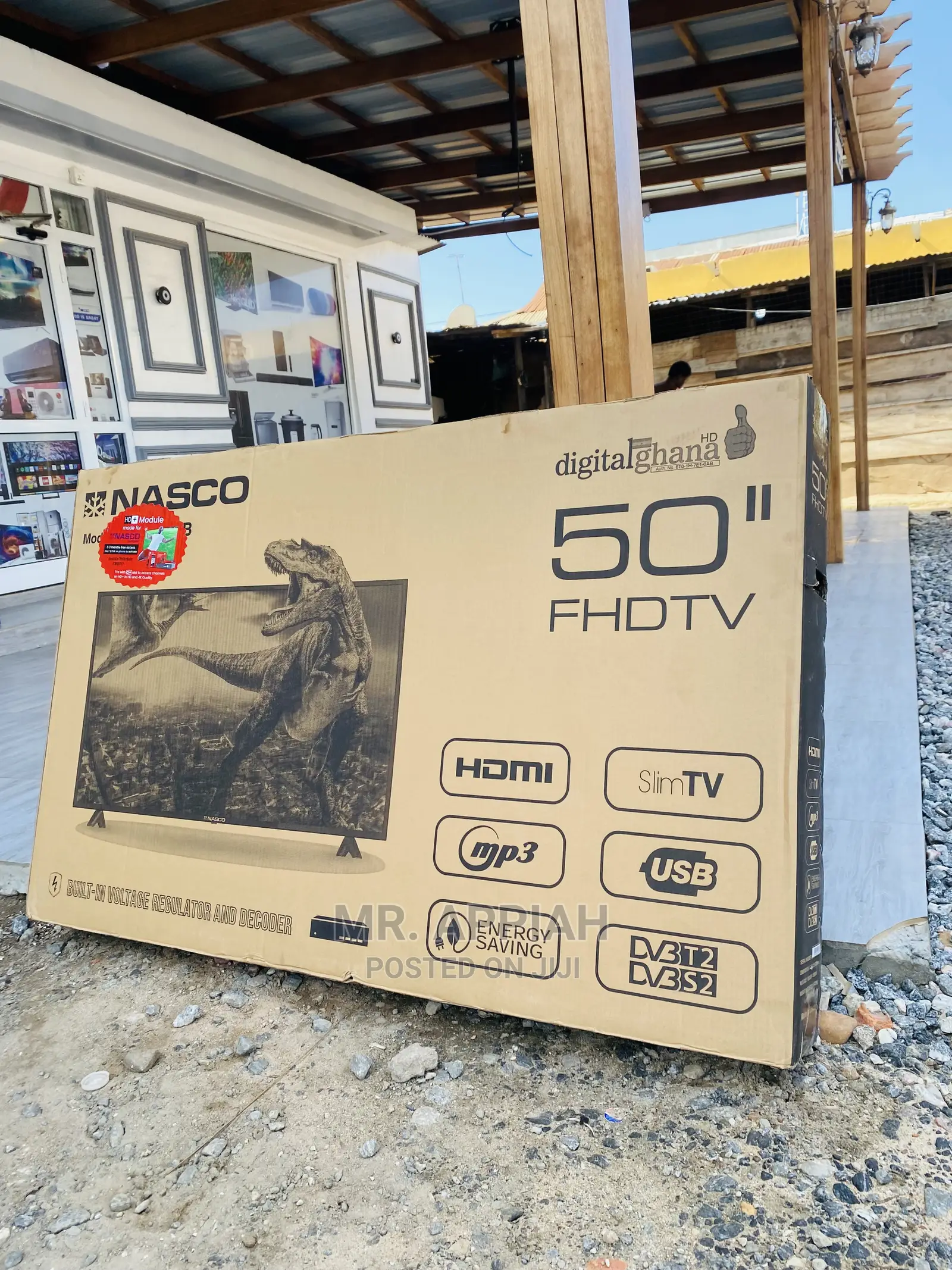 Sealed -,Nasco 50” Digital Satelite Tv