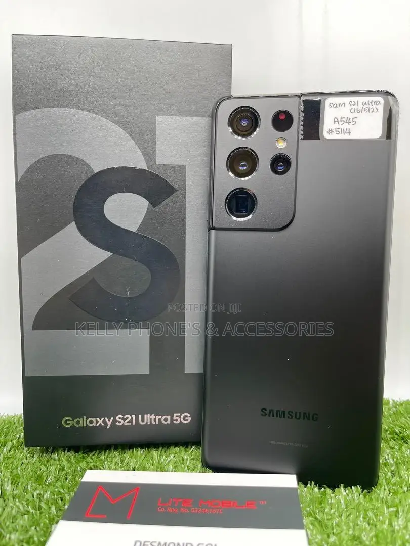 New Samsung Galaxy S21 Ultra 5G 256 GB Black