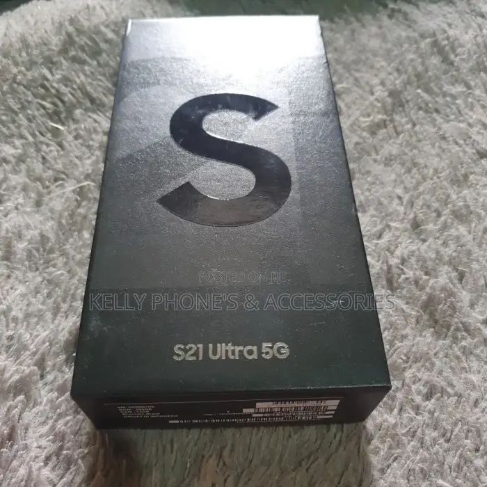 New Samsung Galaxy S21 Ultra 5G 128 GB Black