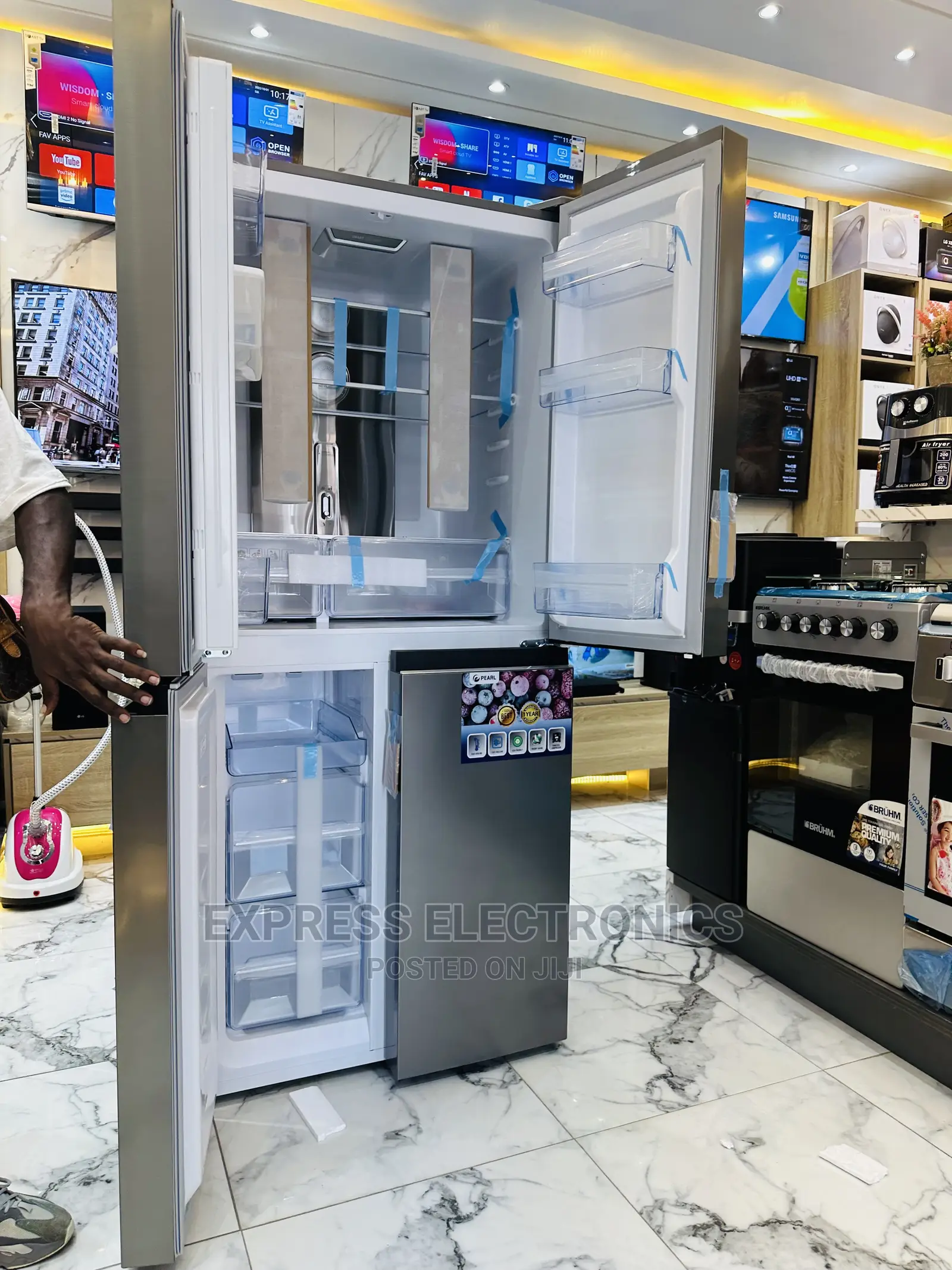 Best Choice to Buy Pearl Fridge 614IXWD. 4doors