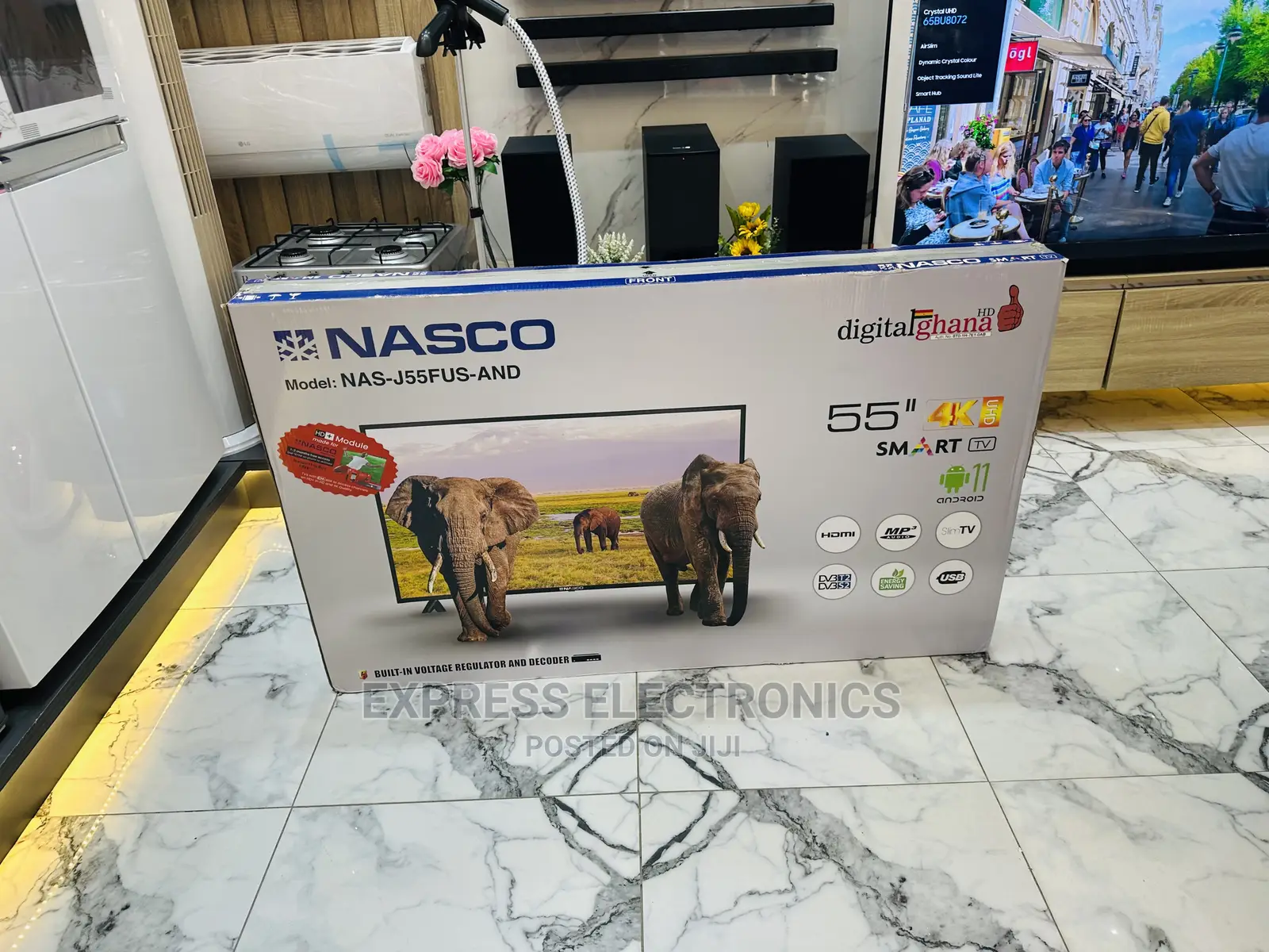 Nasco UHD Smart Hub 55” Slim and Sleek