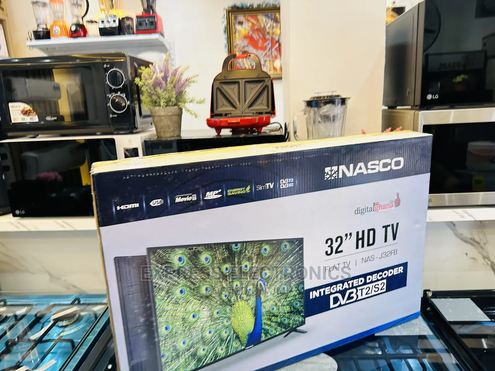 Inbuilt Satellite Decoder Nasco Hd 32”Digital