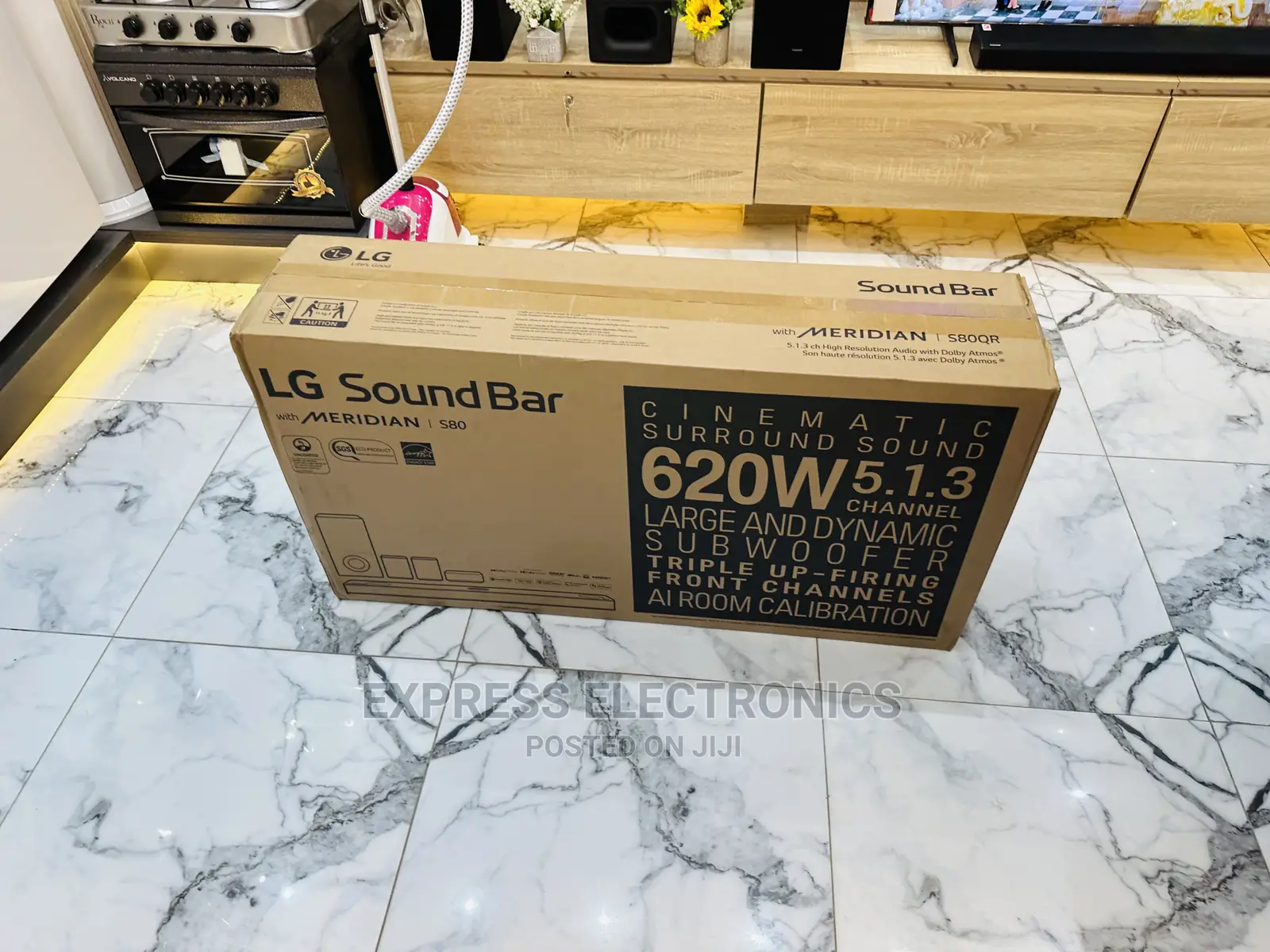 Meridian Lg S80qr Soundbar System With Rear Woofer