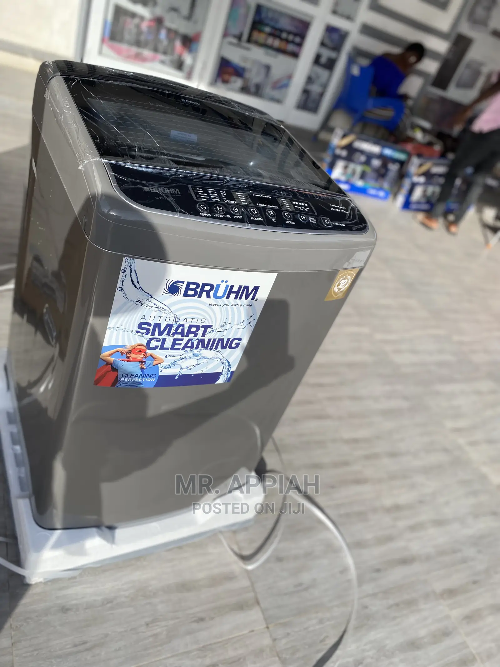 Dual Force Pulsator Bruhm(BBWT-120sg)12kg Washing Machine 