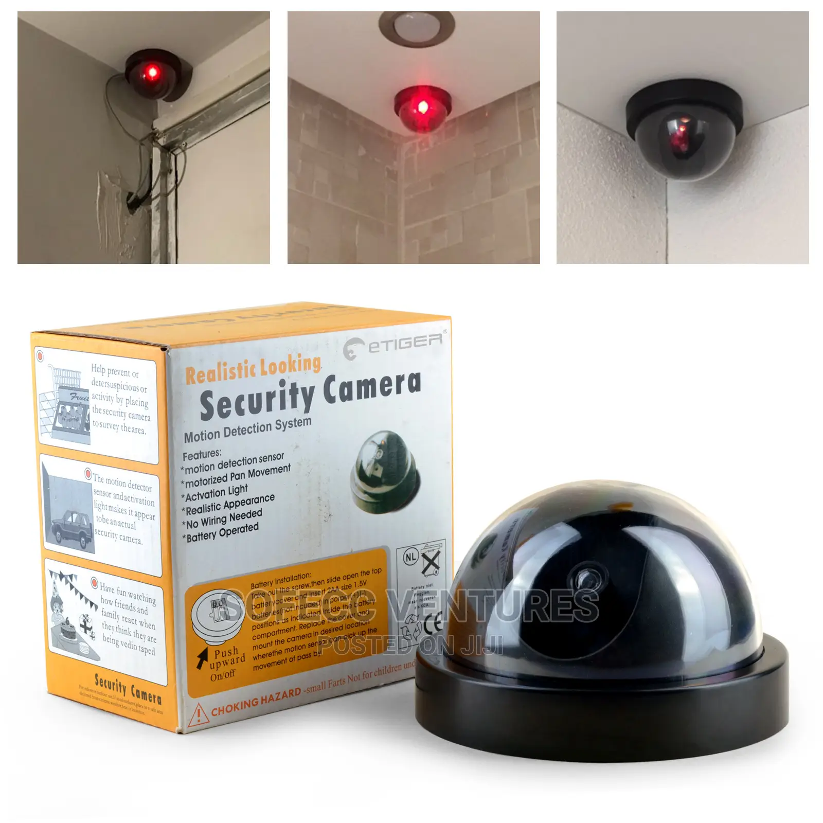 Fake Security Camera With Battery