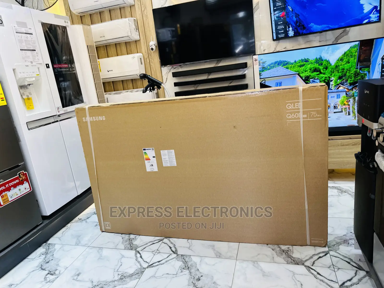 AI Sound Effects Samsung UHD QLED 75”Q60A Tv
