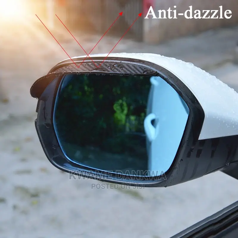 Opaque Side Miror Decorative Rain Guard