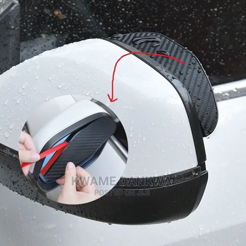 Opaque Side Miror Decorative Rain Guard