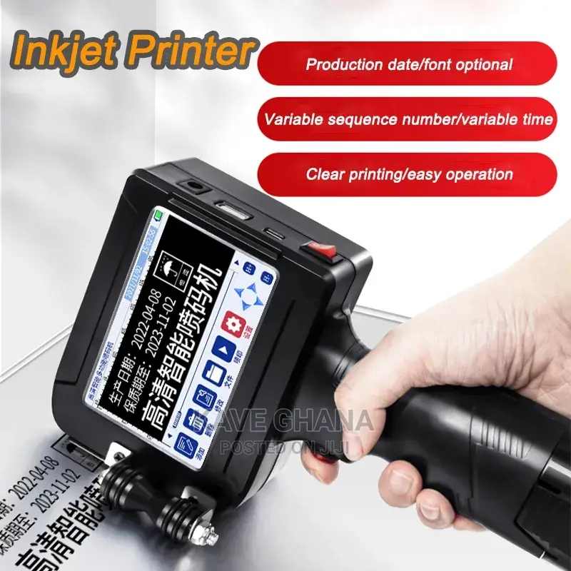 Portable Inkjet Date Printer