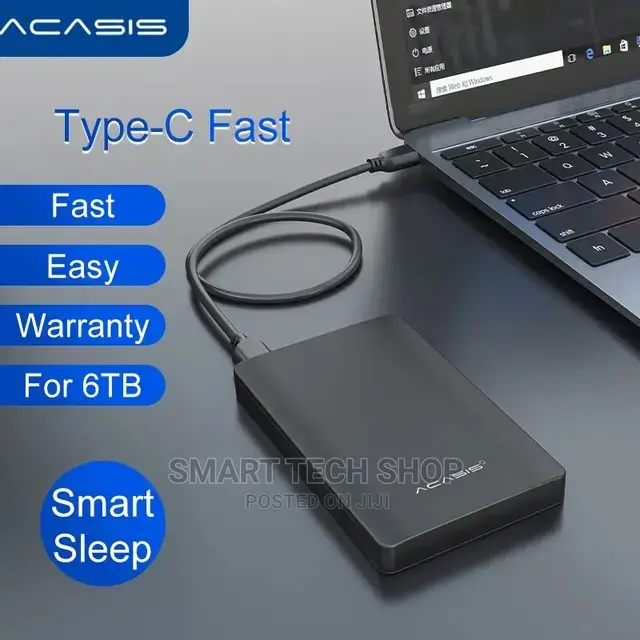 2.5 SATA USB C HDD External Hard Drive Case Enclosure