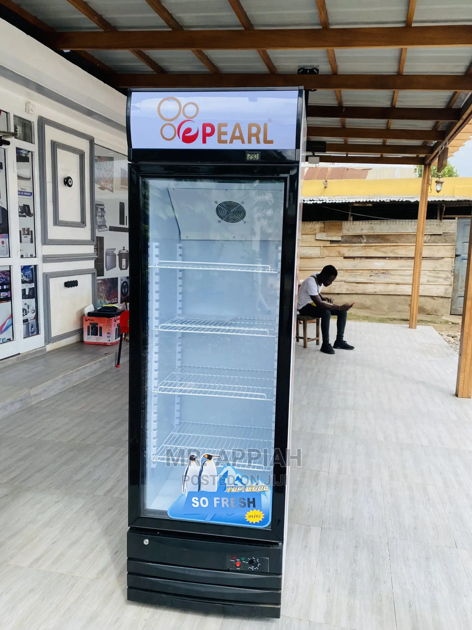 High Quality Pearl PVC37 Single Door Fridge on Display(248L)